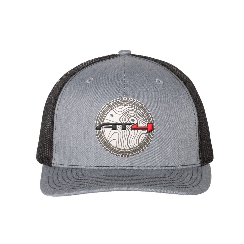 AT4 3D Snapback Trucker Hat- Heather Grey/ Black